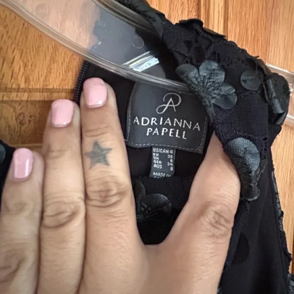 Adrianna Papell Black Maxi - Picture 2 of 7